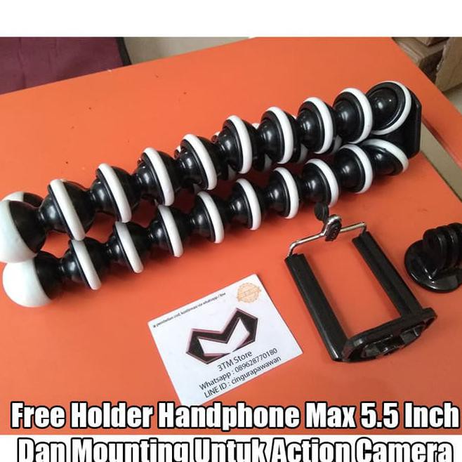 Chân Máy Ảnh Ayvq Gorillapod / Jumbo Cho Dslr Mirrorless Gopro Hp Etc. X2Vu