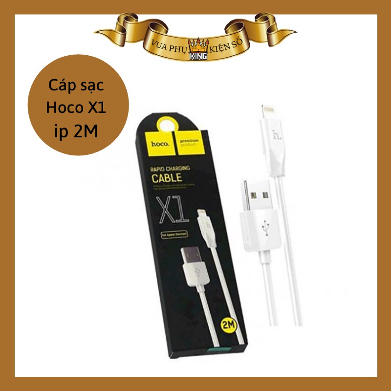 Cáp sạc HOCO X1 - DÀI 2M - SẠC PIN VÀ TRUYỀN TẢI DỮ LIỆU ỔN ĐỊNH - Cáp Iphone