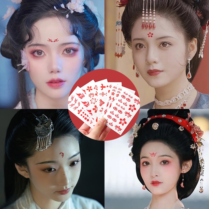 Set 30 Tấm Hình Xăm Dán Phong Cách Retro Độc Đáo