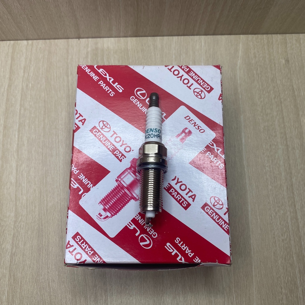 Bộ 4 Bugi 2 cực Iridium Xe Toyota Innova ForTuner Xpander ren 14 chân dài-kim