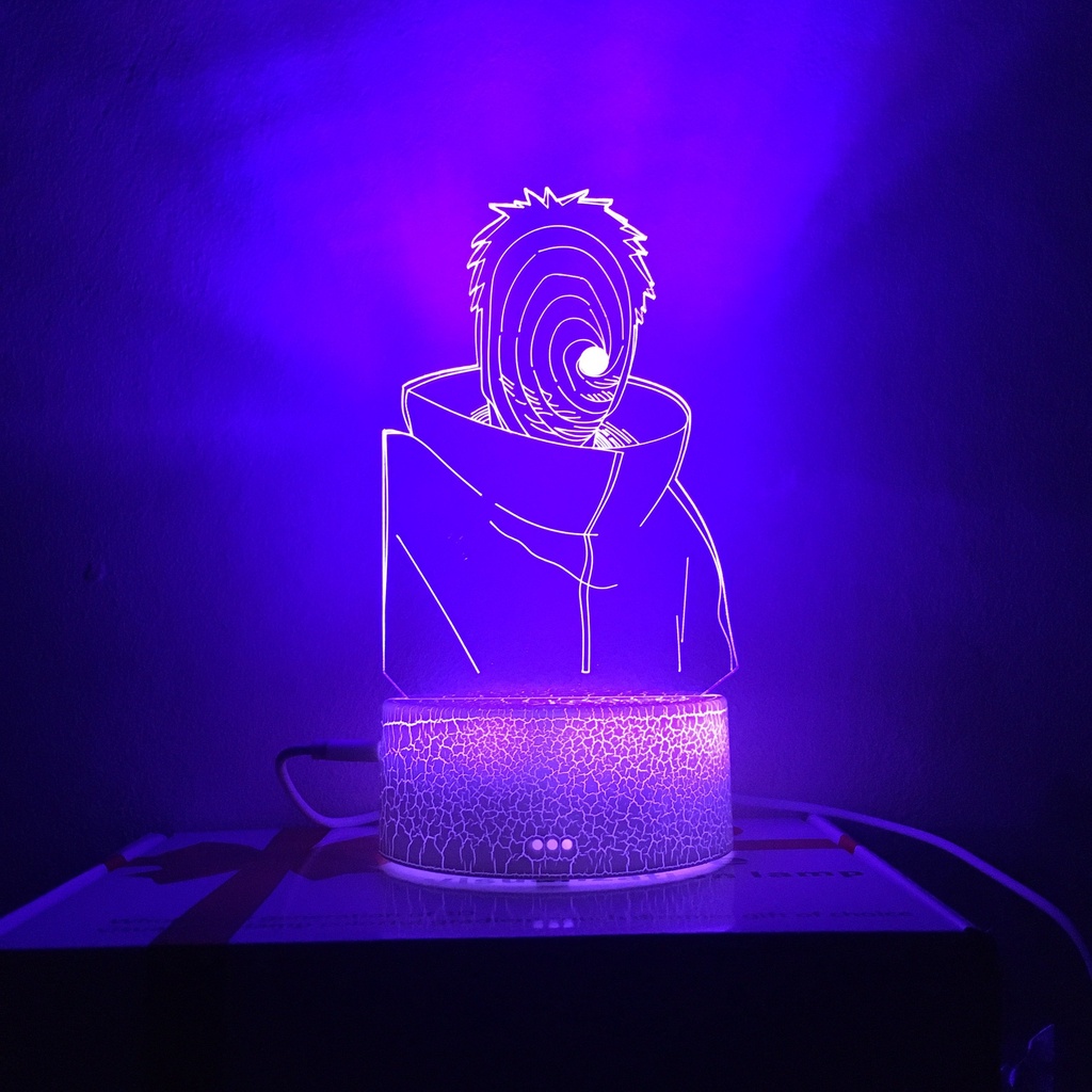 Đèn led ngủ trang trí bàn học bàn làm việc nhân vật phim Naruto siêu đẹp độc lạ đèn 3d thông minh