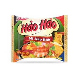 Mì Hảo Hảo xào khô tôm xào chua ngọt