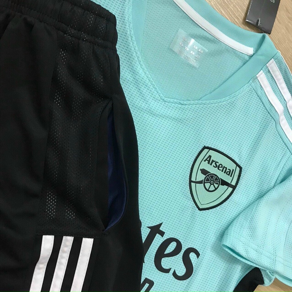 Áo Bóng Đá CLB Arsenal - Mẫu Training 2022 - Vải Polyester Gai Thái