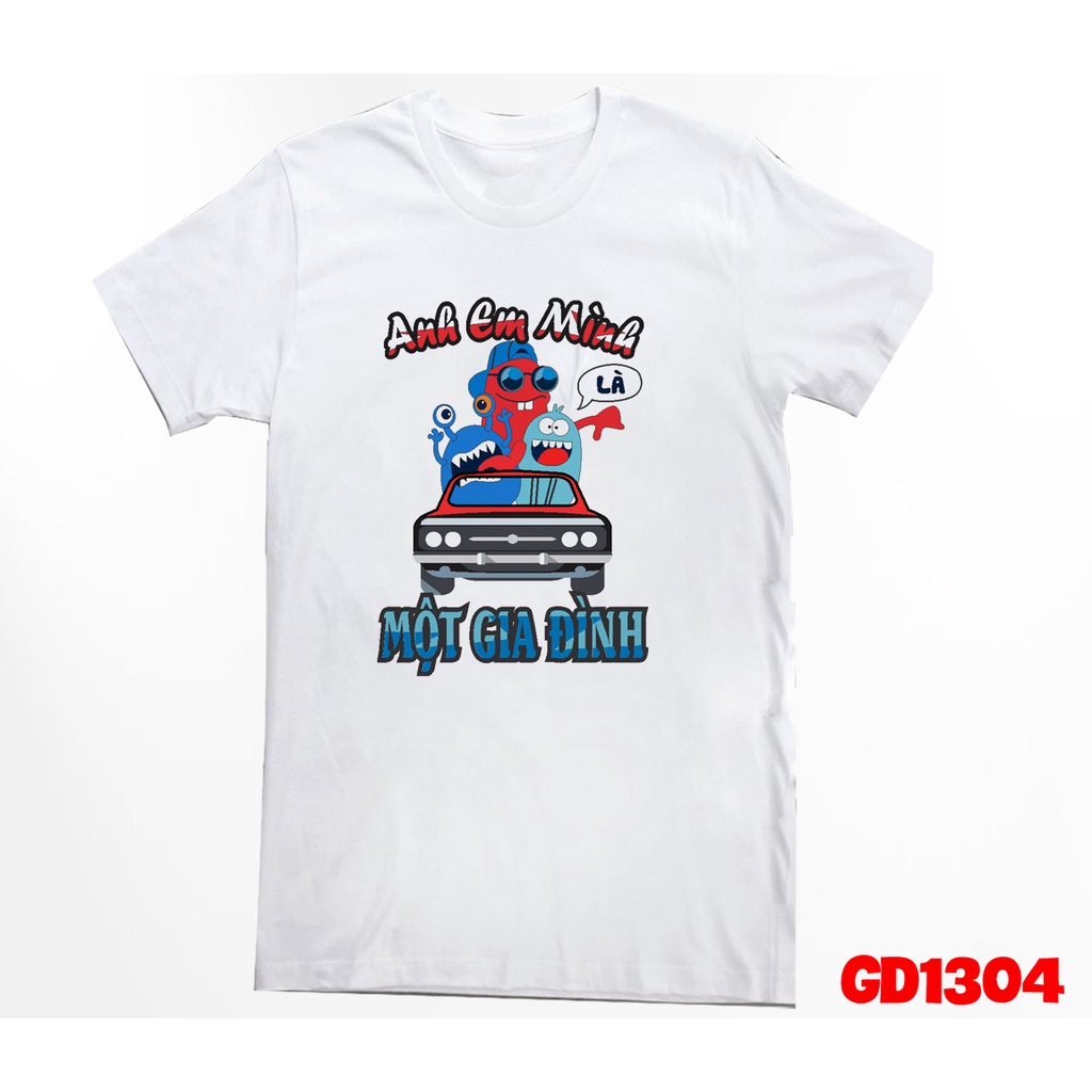 Áo Nhóm Đi Biển Đẹp In Anh Em Mình Là Một Gia Đình - KTQN TSHIRT AND UNIFORM