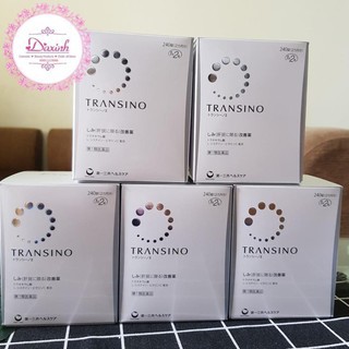 Viên Uống Mờ Nám, Tàn Nhang, Làm Trắng Da Transino Whitening Nhật Bản (240 Viên)