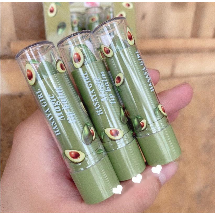 Son dưỡng môi Trái Bơ Hasaya Girl Soft Avocado chính hãng nội địa sỉ rẻ siêu mềm căng mộng hồng môi lipbalm | BigBuy360 - bigbuy360.vn