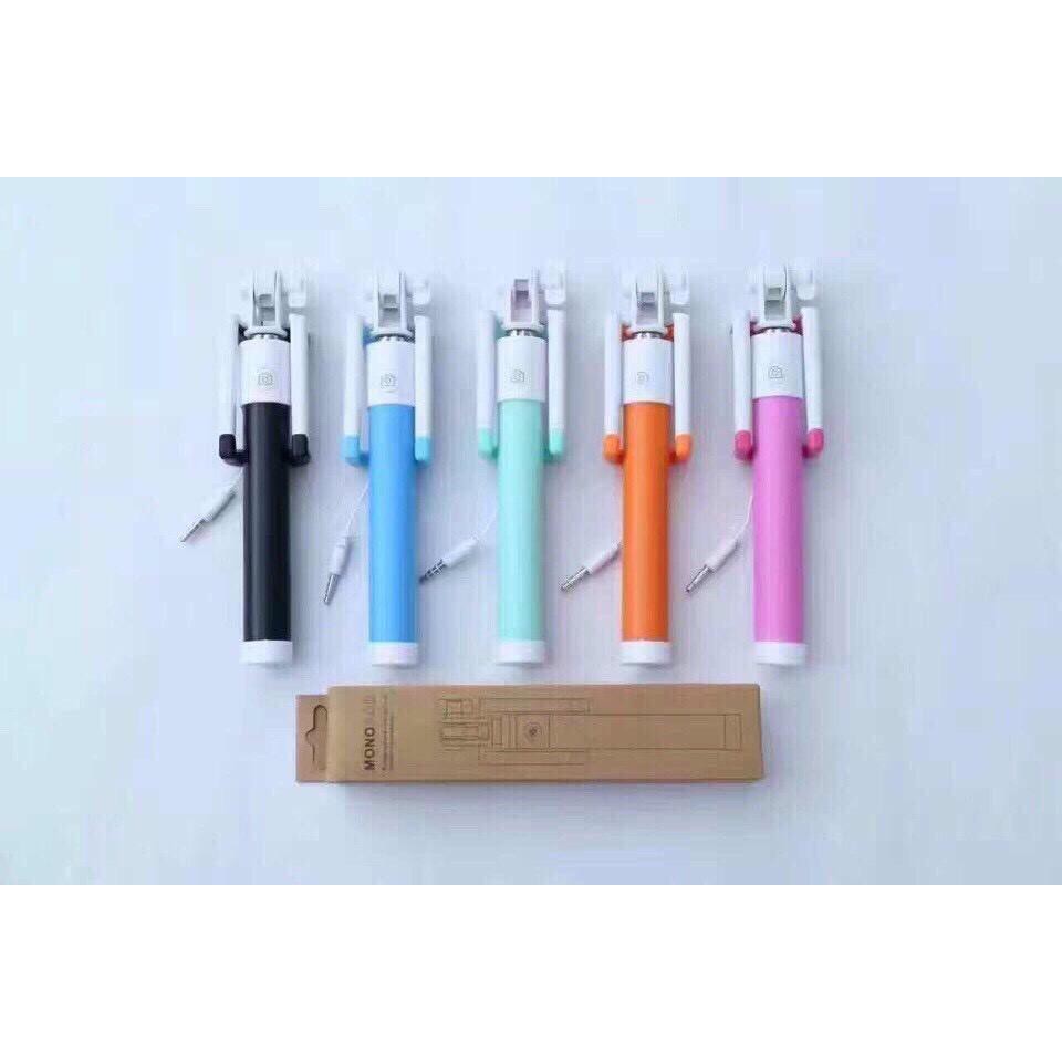 (XẢ KHO) Gậy chụp ảnh tự sướng Monopod - Cắm zack 3.5 mm (màu đen) -DC2590 | BigBuy360 - bigbuy360.vn