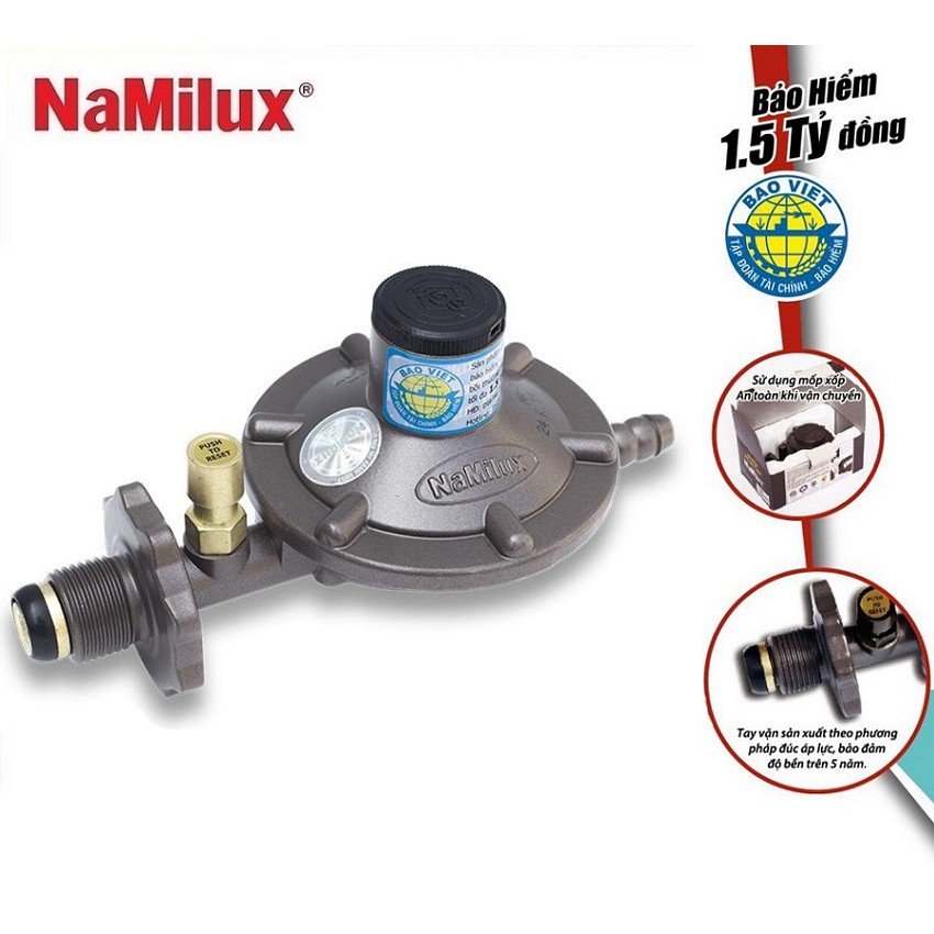 BỘ VAN ĐIỀU ÁP NGẮT GAS TỰ ĐỘNG NAMILUX NA-337S-VN BẢO VỆ AN TOÀN