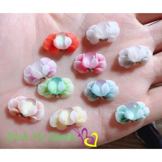 Hoa bột nỗi 4D đính móng 2 cái/ 18k