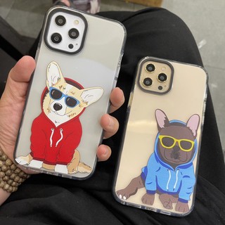 Ốp lưng iphone - ốp iphone hoạ tiết chó pug và corgi