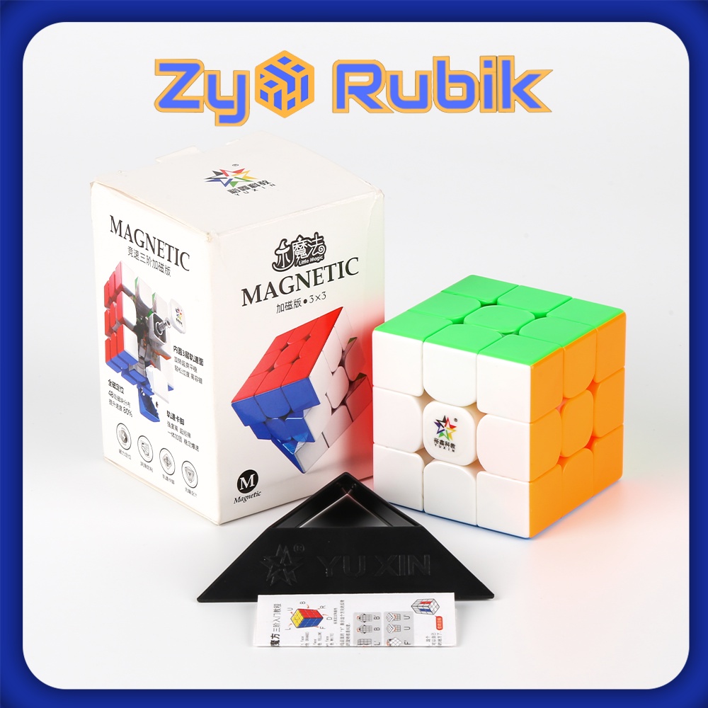 Rubik 3x3 Little Yuxin Magic M 2020 - Đồ Chơi Rubik 3 Tầng Có Nam Châm Stickerless - ZyO Rubik