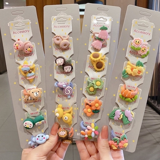  Bộ Dây Buộc Tóc Kiểu Hoạt Hình Dễ Thương Dành Cho Bé Gái
