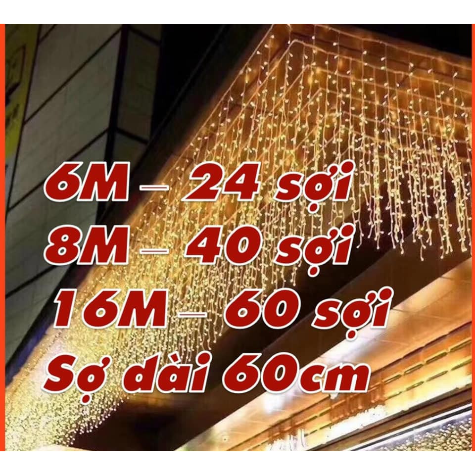 Đèn Rèm Mành 8M 12M 16M Mưa Led Rủ Mành Đèn Led Thả Mành Trang Trí Ngoài Trời Trang Trí Sự Kiện Nhà Cửa Sảnh Quán Cafe