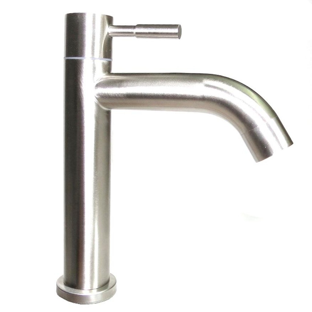 Vòi lavabo lạnh SENTANO STN-601 inox 304 kiểu TRÒN