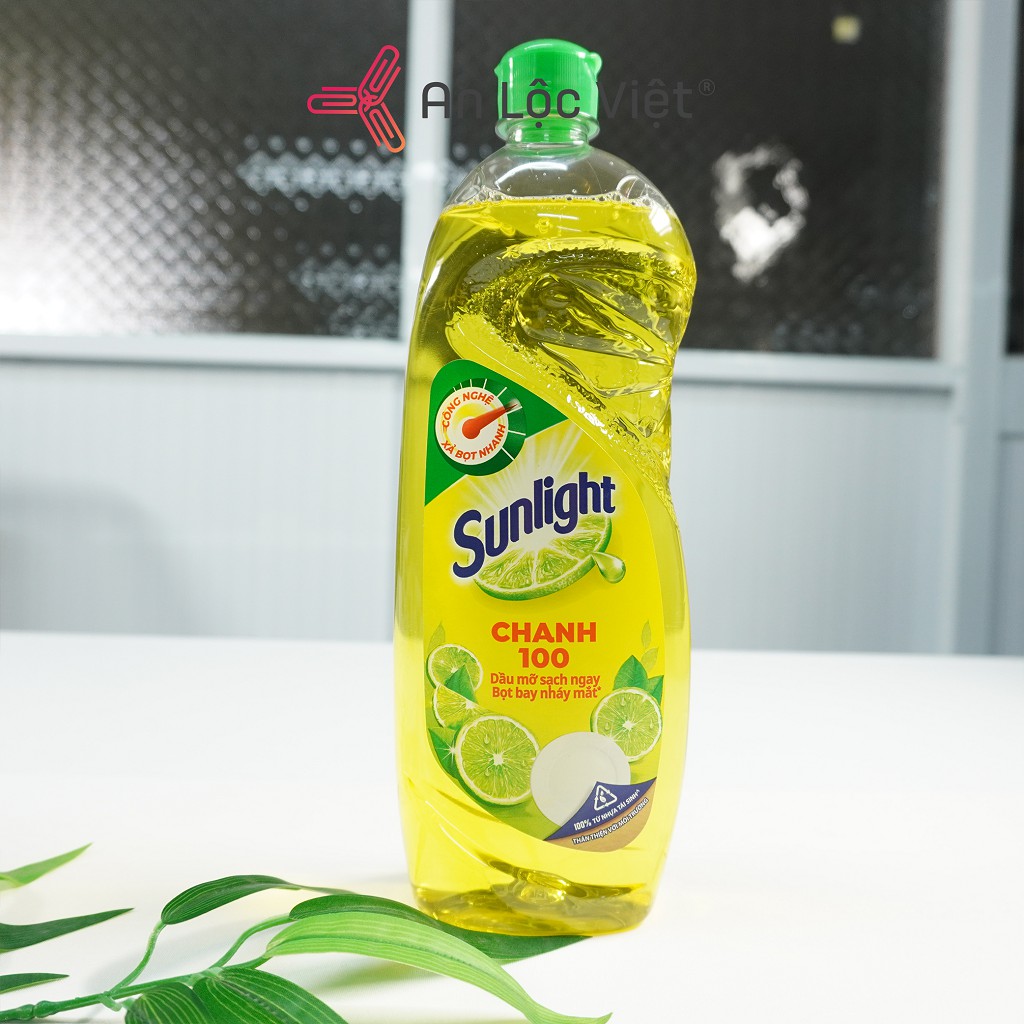 Nước rửa chén Sunlight hương chanh - Thiên nhiên - Trà xanh