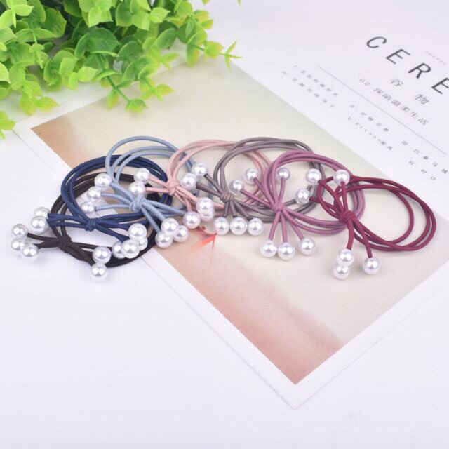 Sỉ 10 buộc tóc trơn nhẹ nhàng tinh tế  37k
