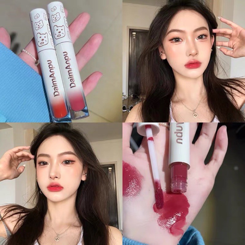 [Hàng mới về] Son Môi Dưỡng Ẩm Môi Mềm Mại Trang Điểm 3D