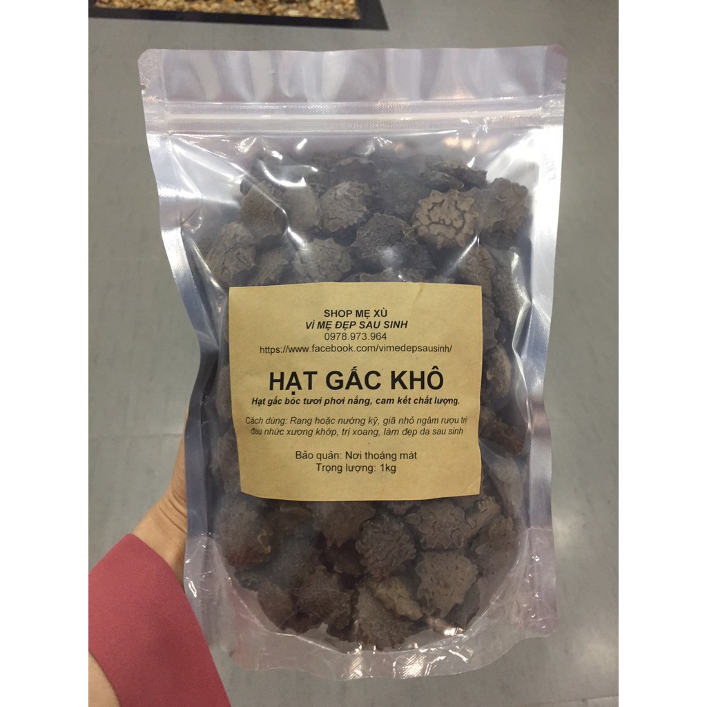 Hạt gấc khô