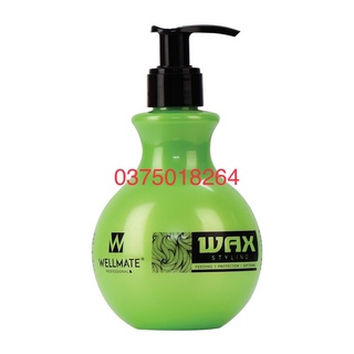 Wax giữ nếp và dưỡng dành cho tóc uốn xoăn WELLMATE Collagen Wax Styling 250ml