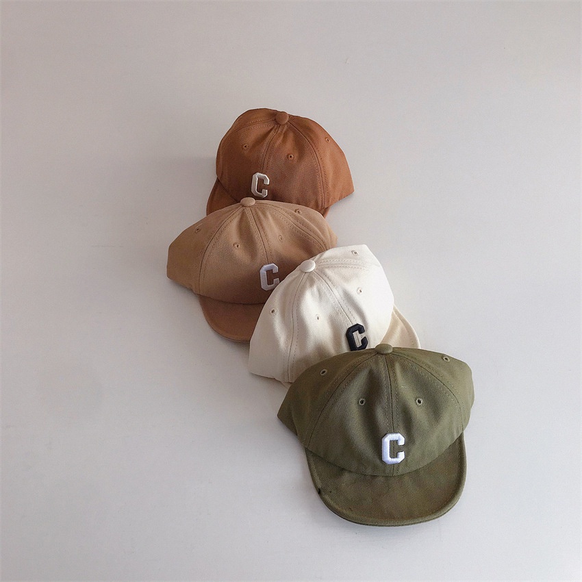 Nón Lưỡi Trai Mềm Thêu Chữ Thời Trang Xuân Hè Hàn Quốc Dành Cho Bé