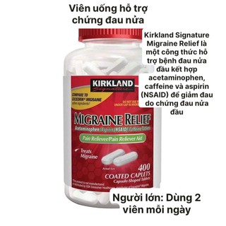 Kirkland Signature Migraine Relief 400v