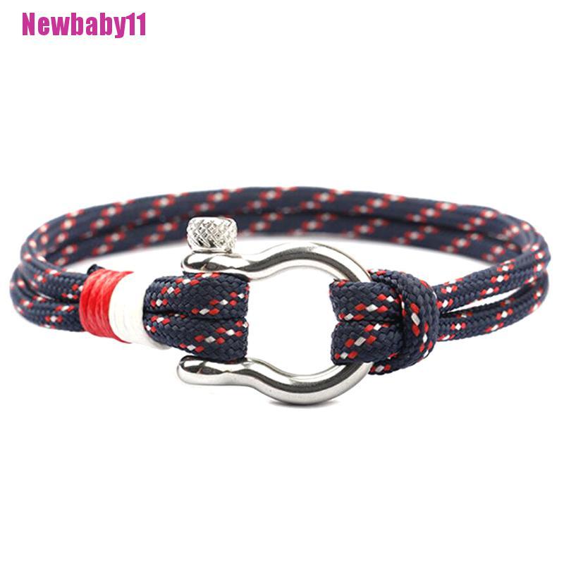 Vòng Tay Sinh Tồn Dây Thừng Thời Trang Cho Nam &amp; Nữ BABY11