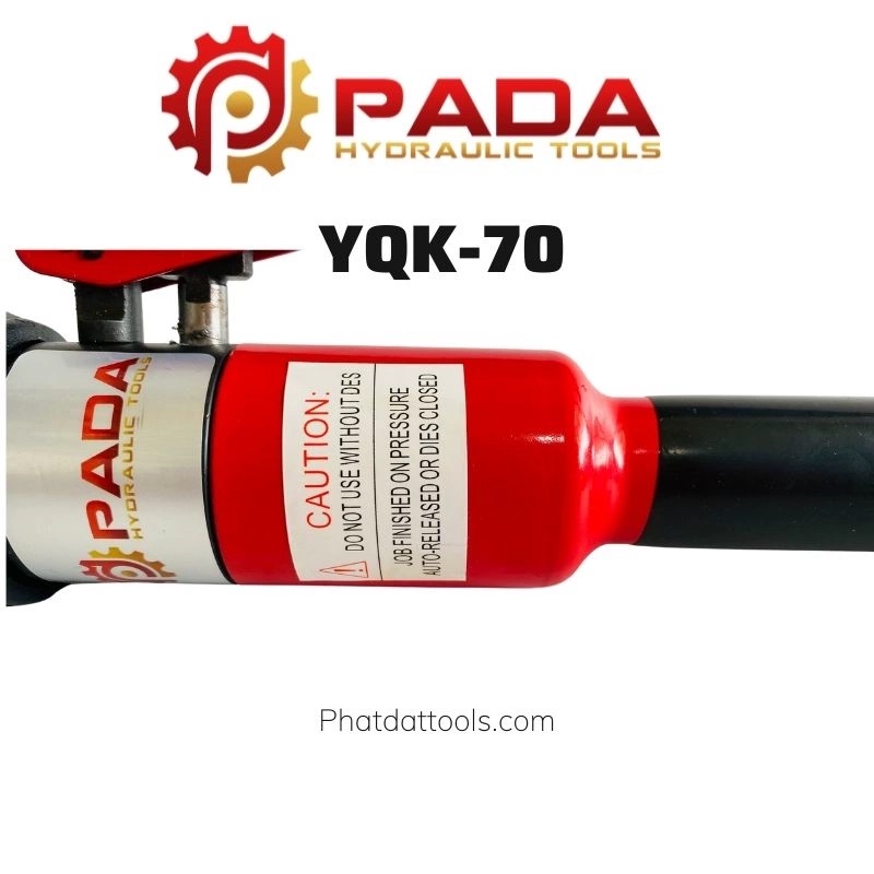 Kìm bấm Cos Điện Thủy Lực YQK70-Hàm Ép 4-70mm2-Bảo hành 6 tháng
