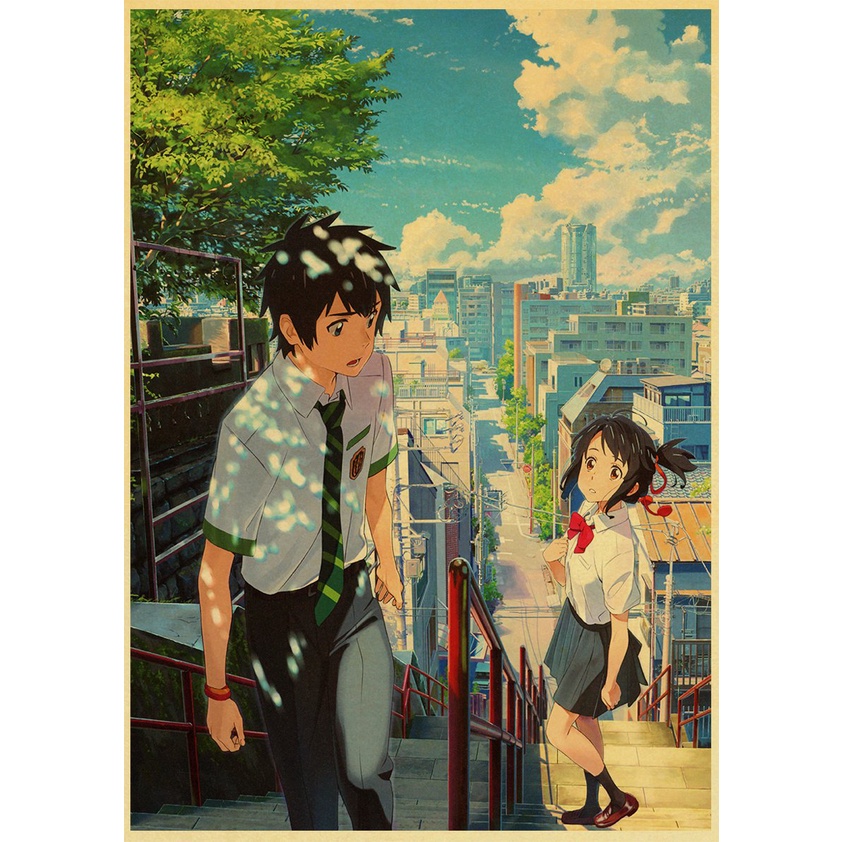 Poster Phim Anime Your Name Treo Tường Trang Trí