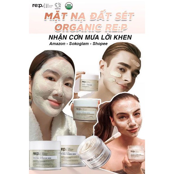 Mặt nạ đất sét cao cấp REP BIO FRESH MASK 130g