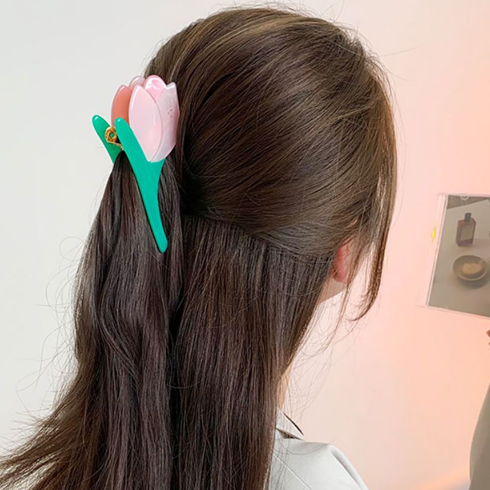 Kẹp tóc họa tiết hoa cúc phong cách Hàn Quốc dễ thương cho nữ