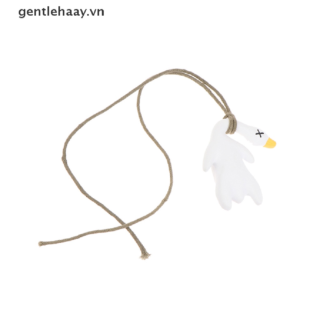 Mặt vịt ngỗng xoay ngộ nghĩnh treo trang trí gương hậu ô tô