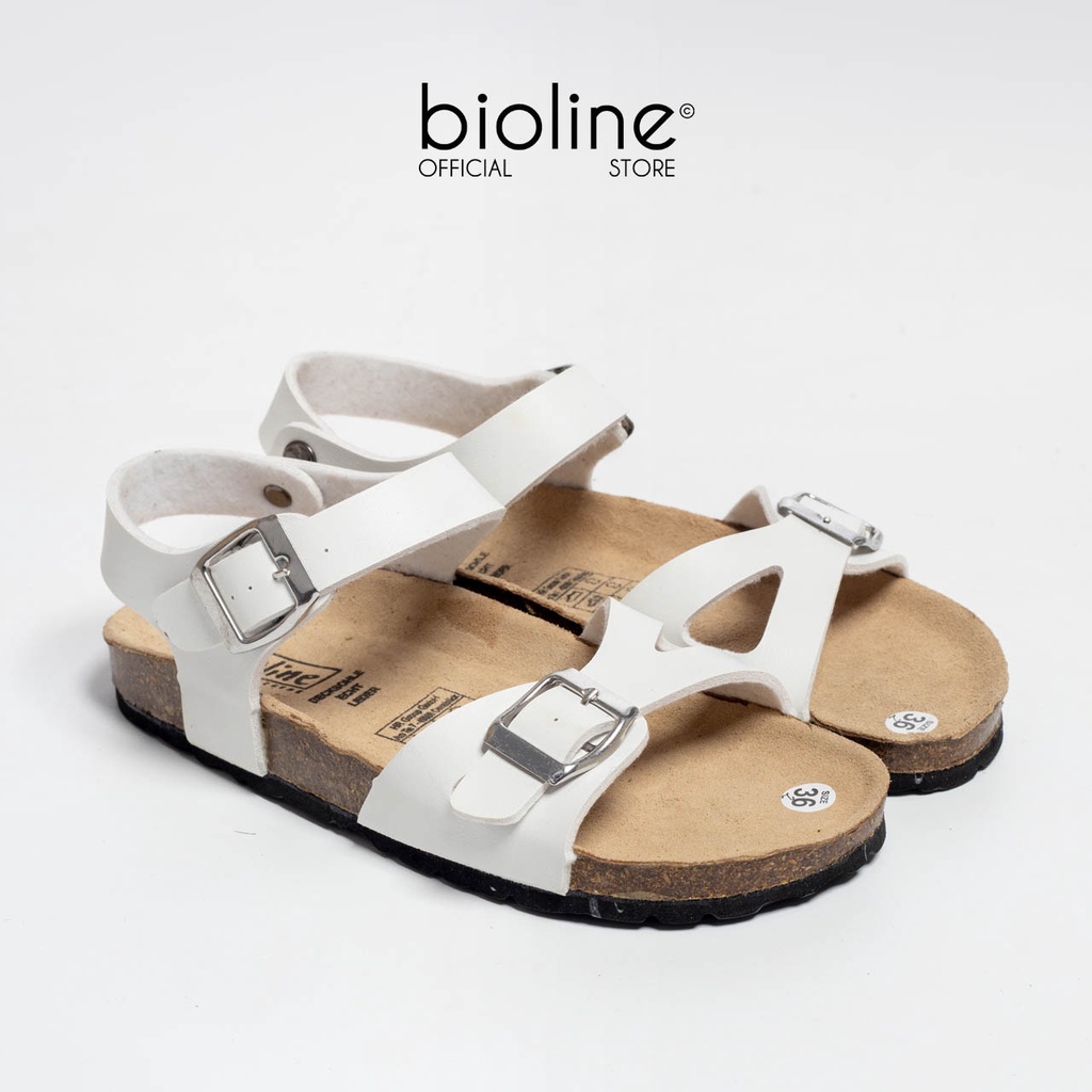 PU23- Dép sandal đế trấu BIRKEN Unisex da PU cao cấp, đế trấu Bioline - Xuất khẩu châu Âu