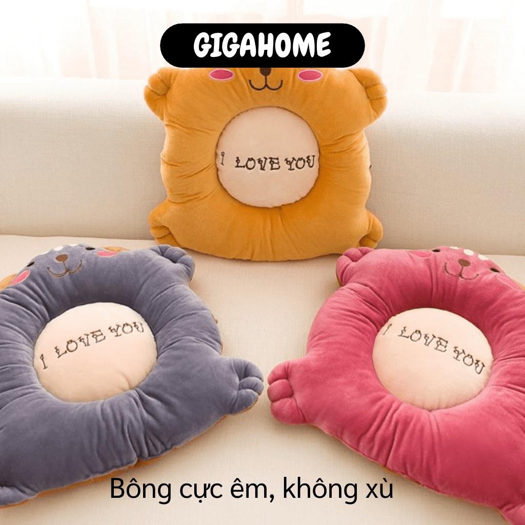 Đệm Ngồi GIGAHOME Đệm Lót Ghế, Để Dưới Sàn Hình Thú Bông Dày, Không Xù Lông 6718