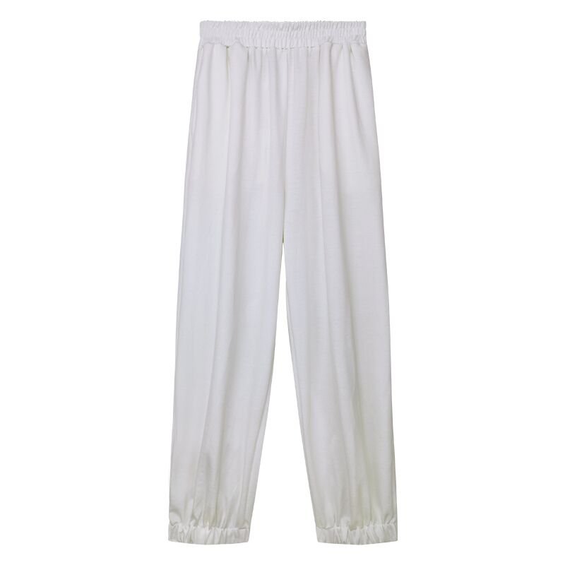 Quần Dài Lưng Cao Dáng Rộng Vải Mỏng Co Giãn 2021 | BigBuy360 - bigbuy360.vn