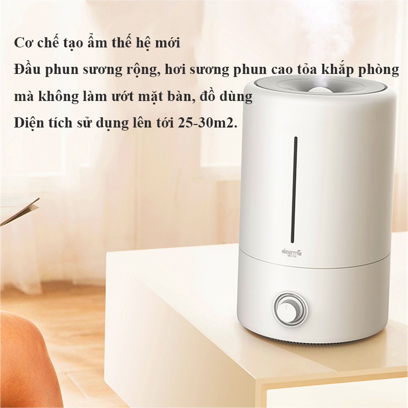 [SẴN] Máy Tạo Độ Ẩm Không Khí Deerma F628 Cao Cấp Máy Phun Sương Làm Ẩm Không Khí Máy Khuếch Tán Siêu Âm Văn Phòng VT268