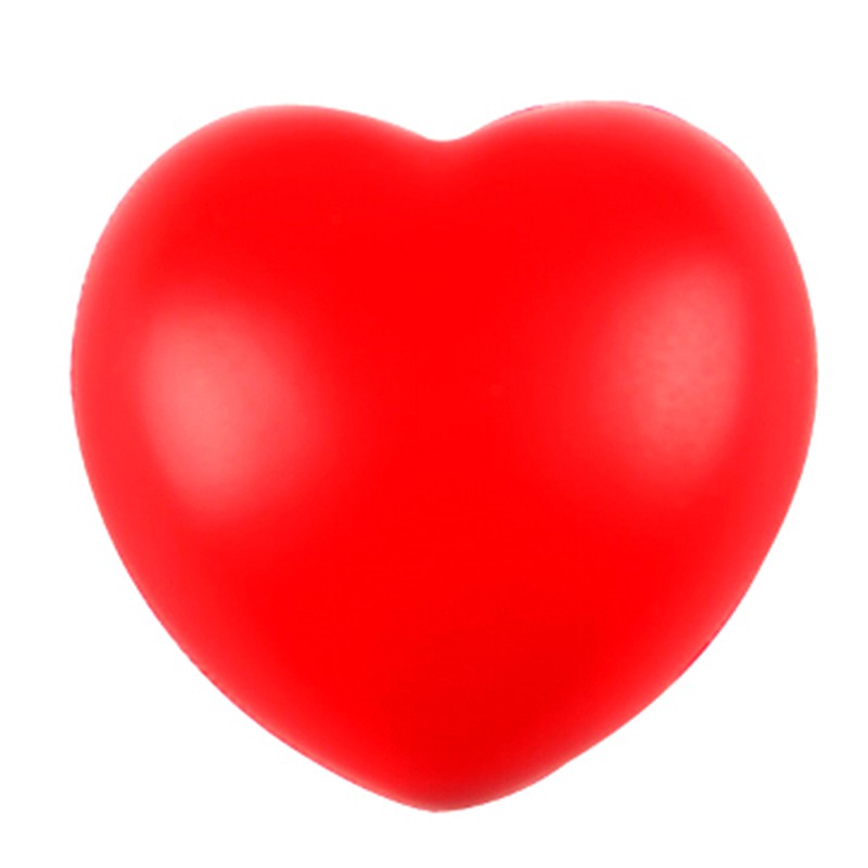 LOVEU* Heart Shaped Stress Relief Squeeze Soft Foam Ball Hand Wrist Exercise Baby Ball