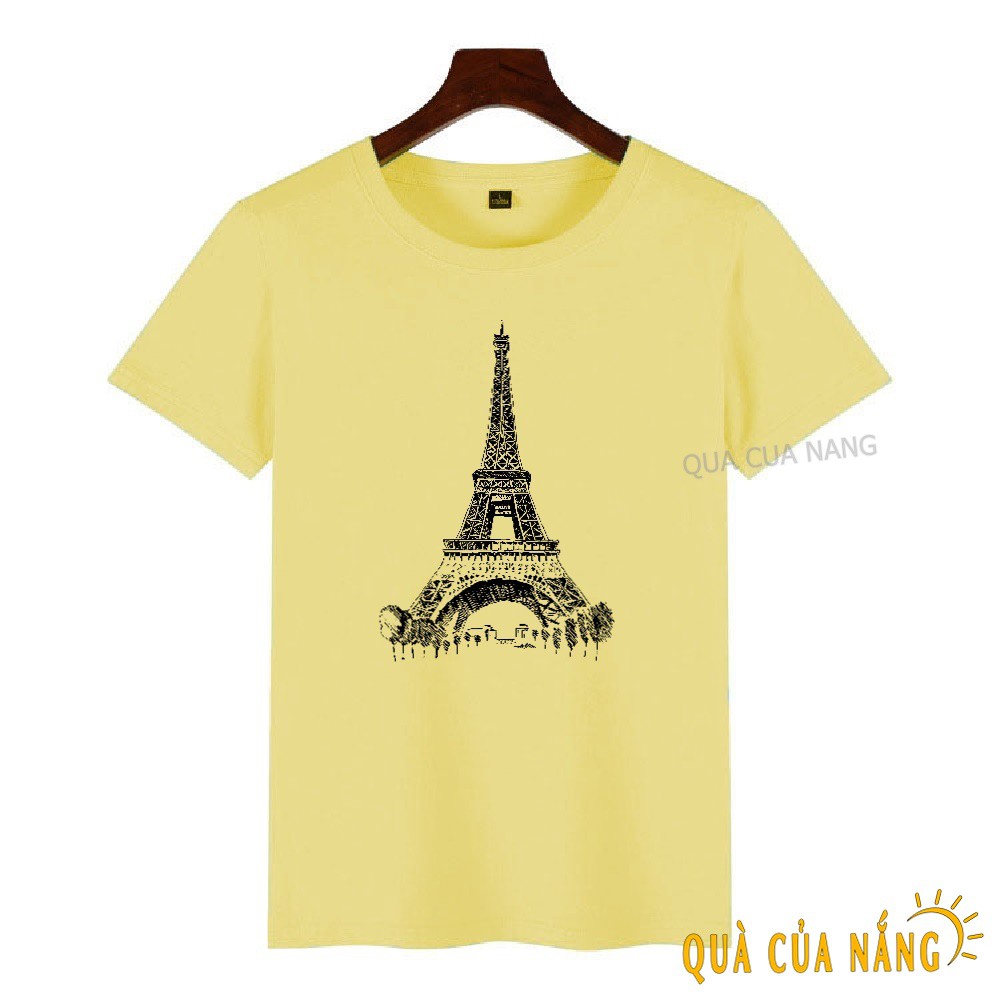 Áo Thun Nữ In Hình Tháp Eiffel Năng Động AT-327 ( 12 Màu ) | BigBuy360 - bigbuy360.vn