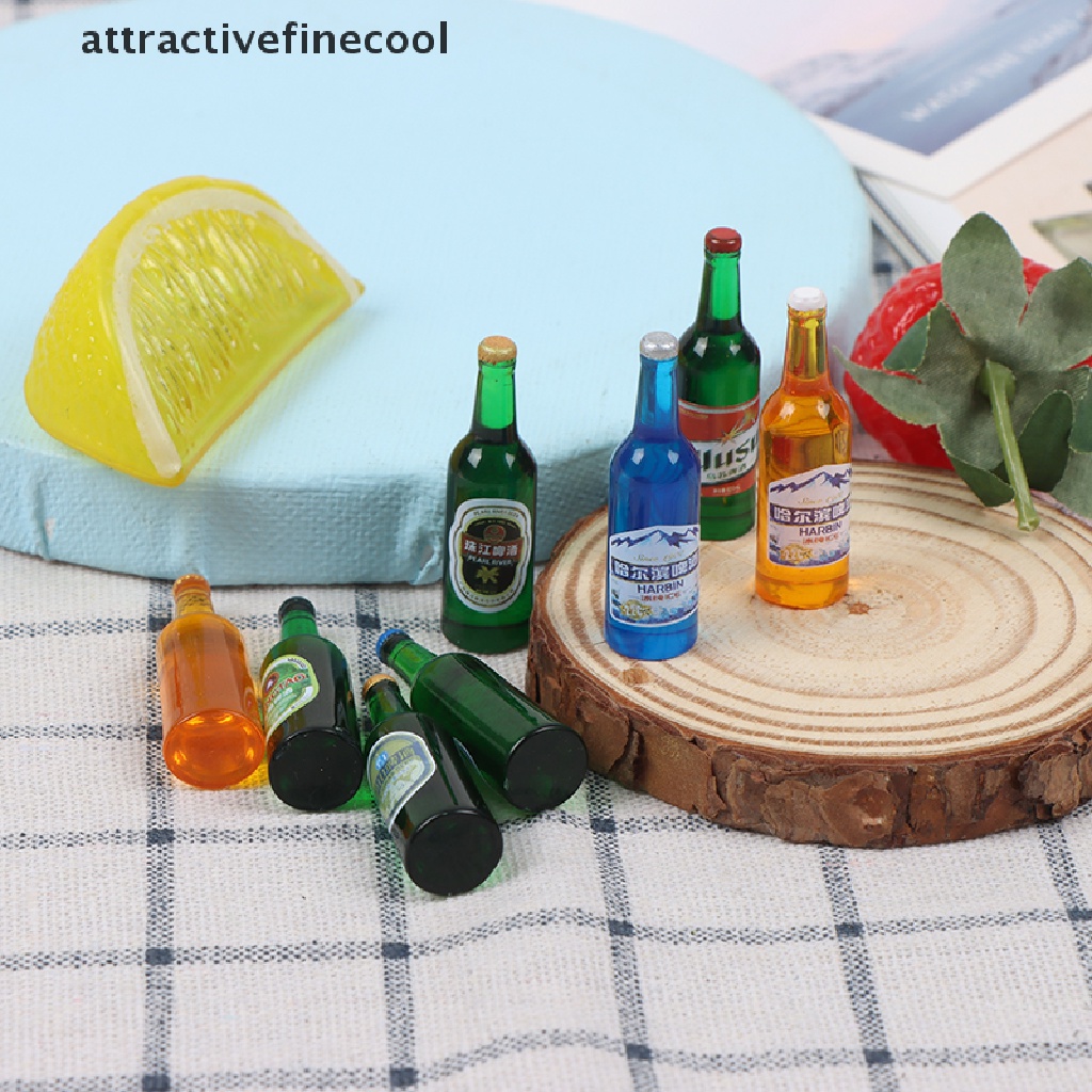 Set 4 Mô Hình Chai Bia 1: 12 Trang Trí Nhà Búp Bê