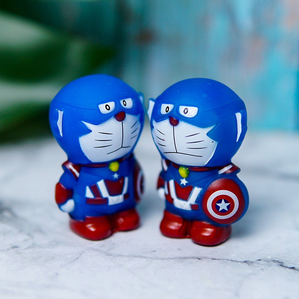 Set 8 Mô Hình Nhân Vật Hoạt Hình Doraemon Trang Trí Bánh Chất Lượng Cao