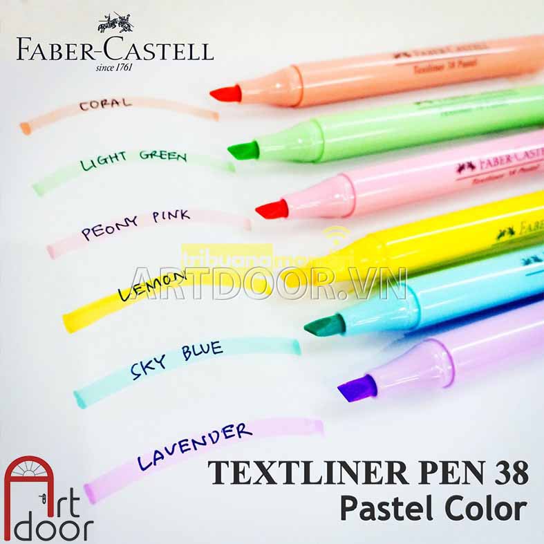 [ARTDOOR] Bút màu dạ quang FABER CASTELL Pastel