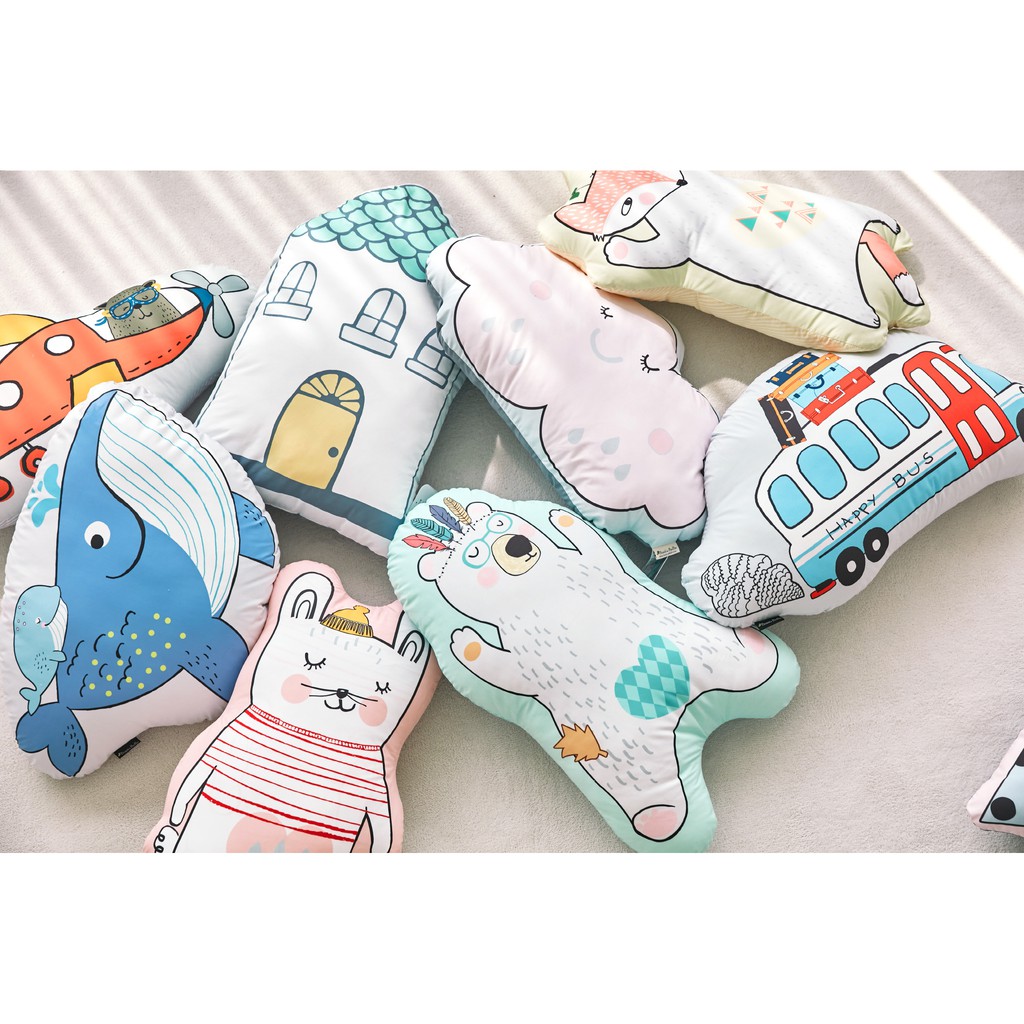 Gối ôm hình thú cưng Dream cho bé/ Gối tựa thú cưng Dream cho bé Bonitabebe nhập khẩu Hàn Quốc