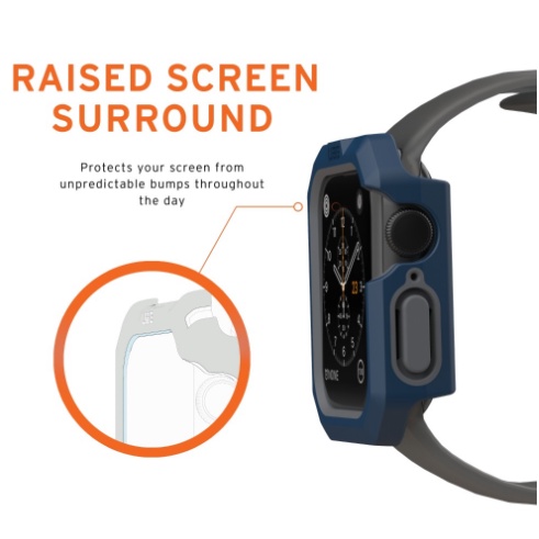 UAG Apple Watch 44mm 42mm 40mm 38mm Case Civilian Apple Watch Series SE / 6/5/4  Vỏ bọc chống rơi Quân đội