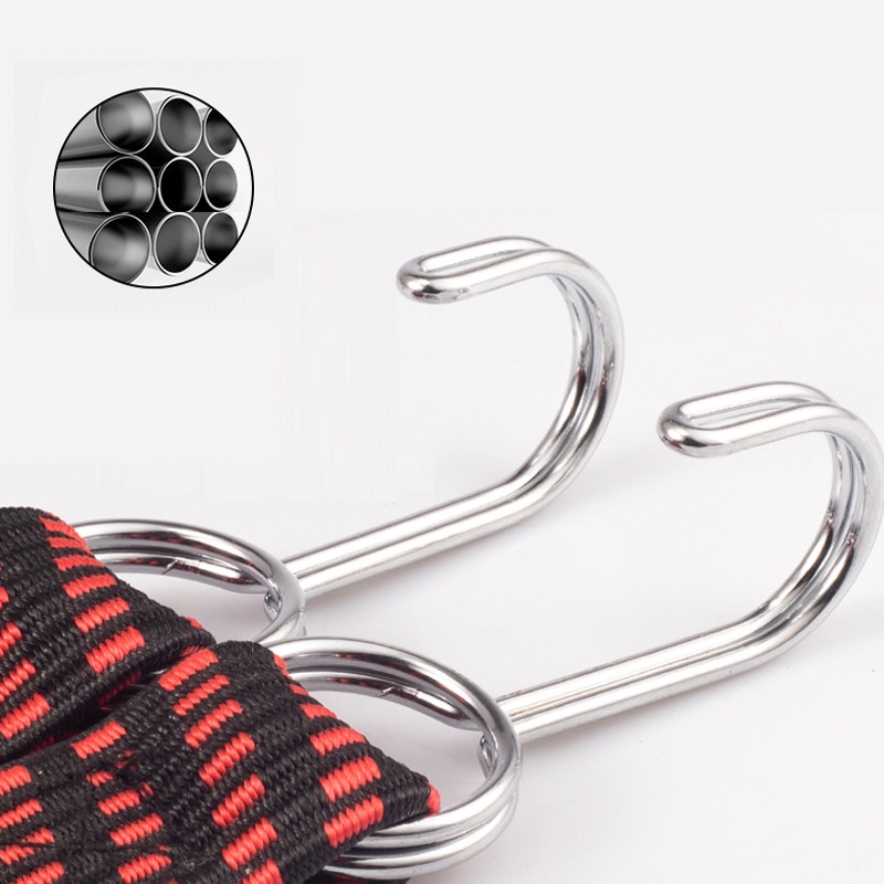 [Mới] Dây Đai Cố Định Hành Lý Trên Nóc Xe Hơi / Xe Đạp / Mô Tô Độ Co Giãn Cao Nhiều Màu Sắc