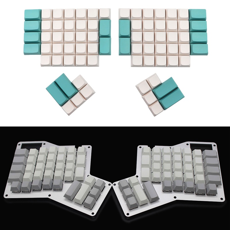 Bộ 76 Phím Bằng Nhựa PBT Cho Bàn Phím Ergodox Mechan