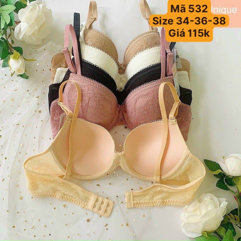 Áo ngực ren mút vừa Lovely mẫu mới 532