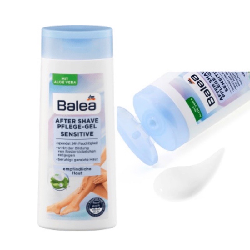 Kem dưỡng sau tẩy lông,wax,cạo lông Balea hàng nội địa Đức, cho da nhạy cảm - 150ml