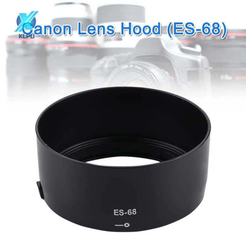 COD# Reversible Camera Lens Hood Accessories for Canon ES-68 EF 50mm f/1.8 STM #VN