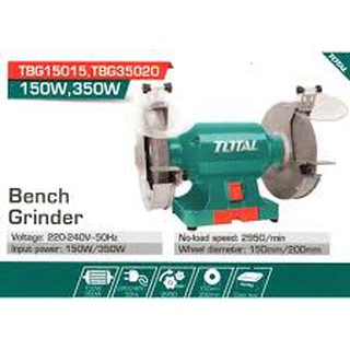Máy mài để bàn 2 đá total tbg15015