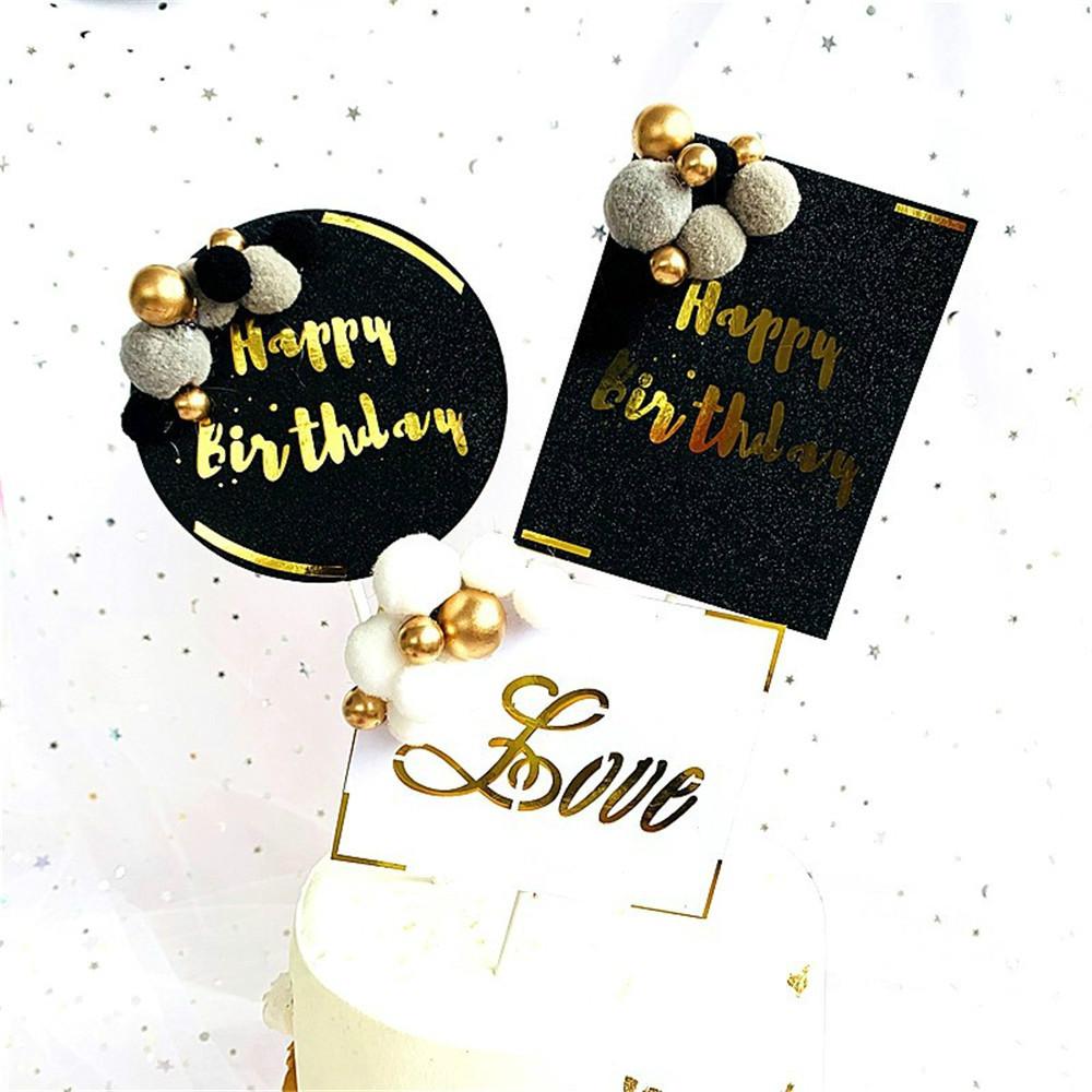 Que Cắm Trang Trí Bánh Kem Chữ Happy Birthday