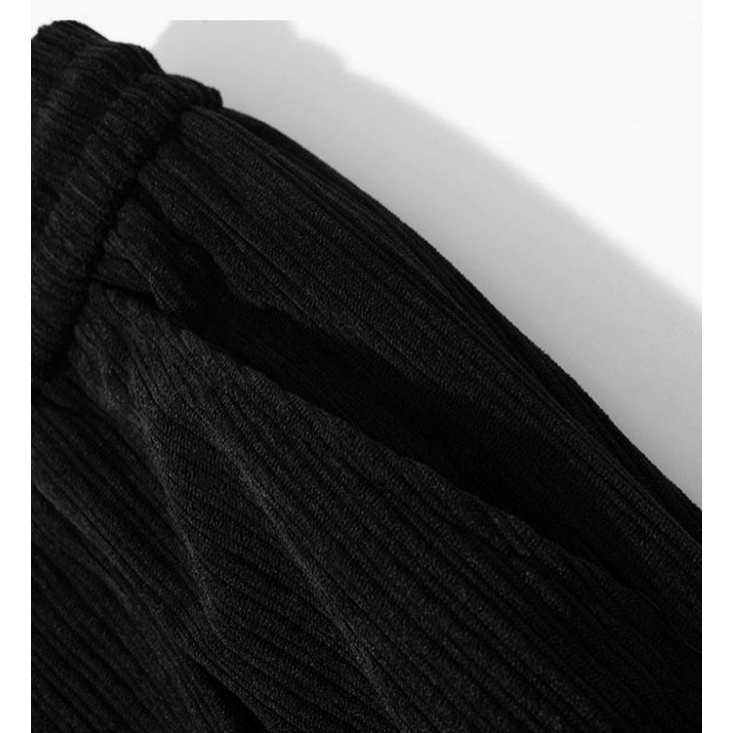 Quần dài kaki nam phối đường viền kiểu baggy mềm mịn co giãn phong cách hàn kèm video, mẫu quần lưng thun có giãn